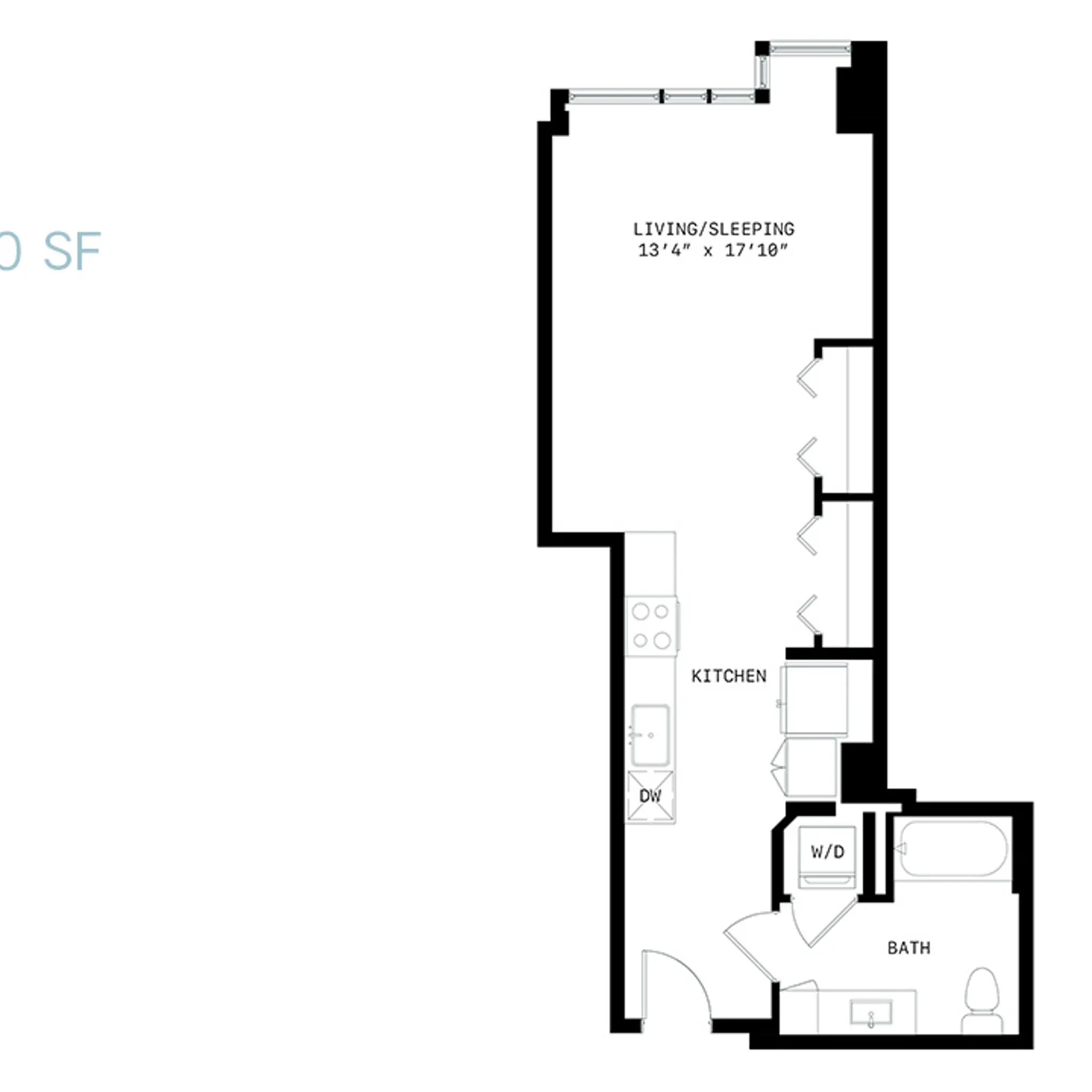 Unit 1912 - Studio S1 | West SD